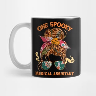 One spooky medical assistant bandana women Mug